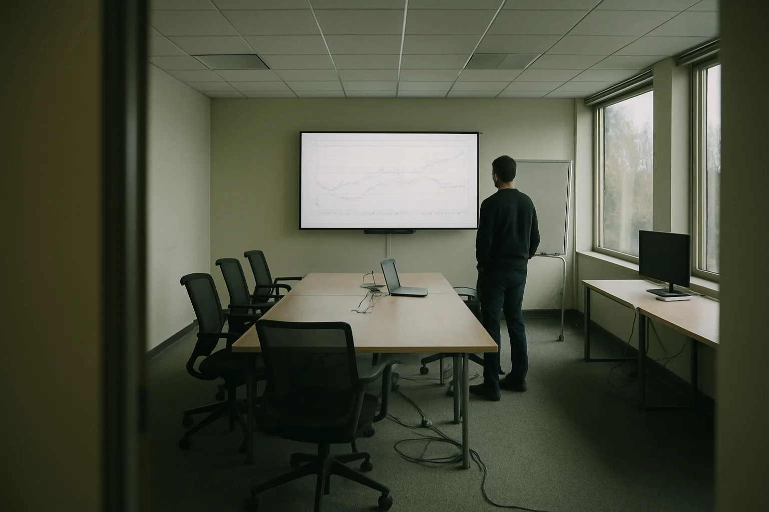 Whiteboard during a work package review